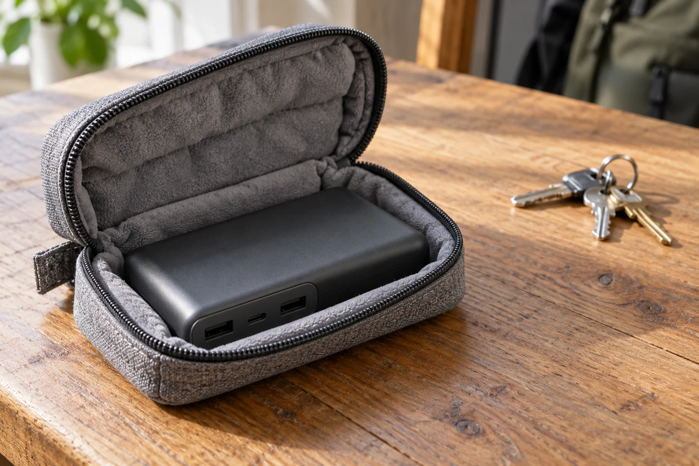 Protective pouch packing